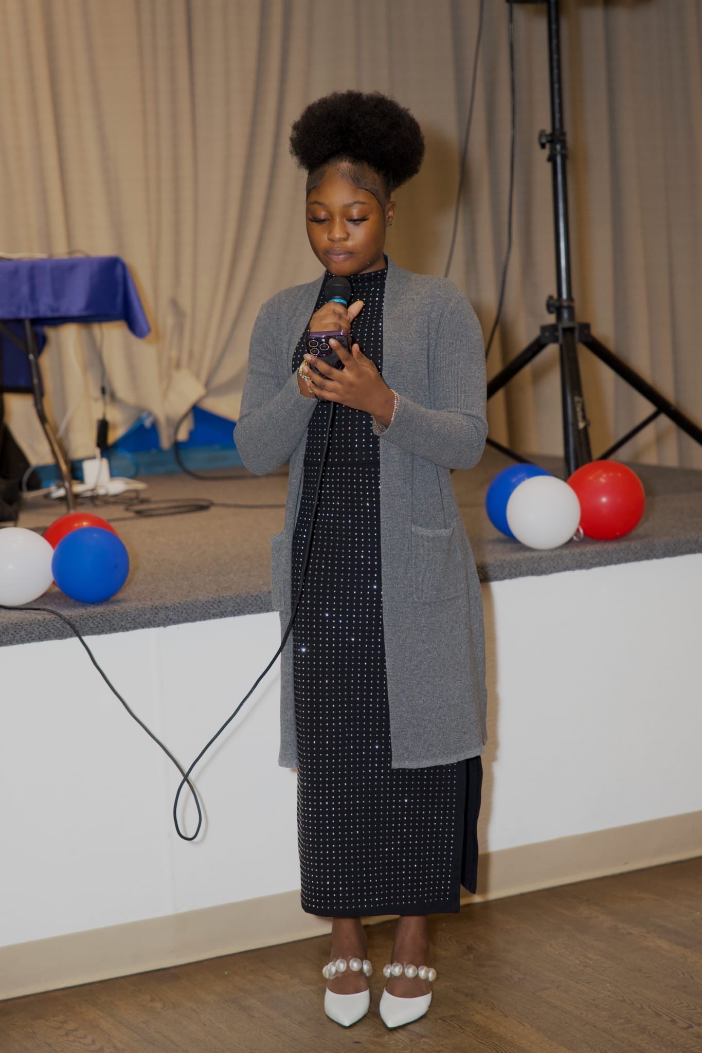 Young woman speaking at W.A.C.A.BC event