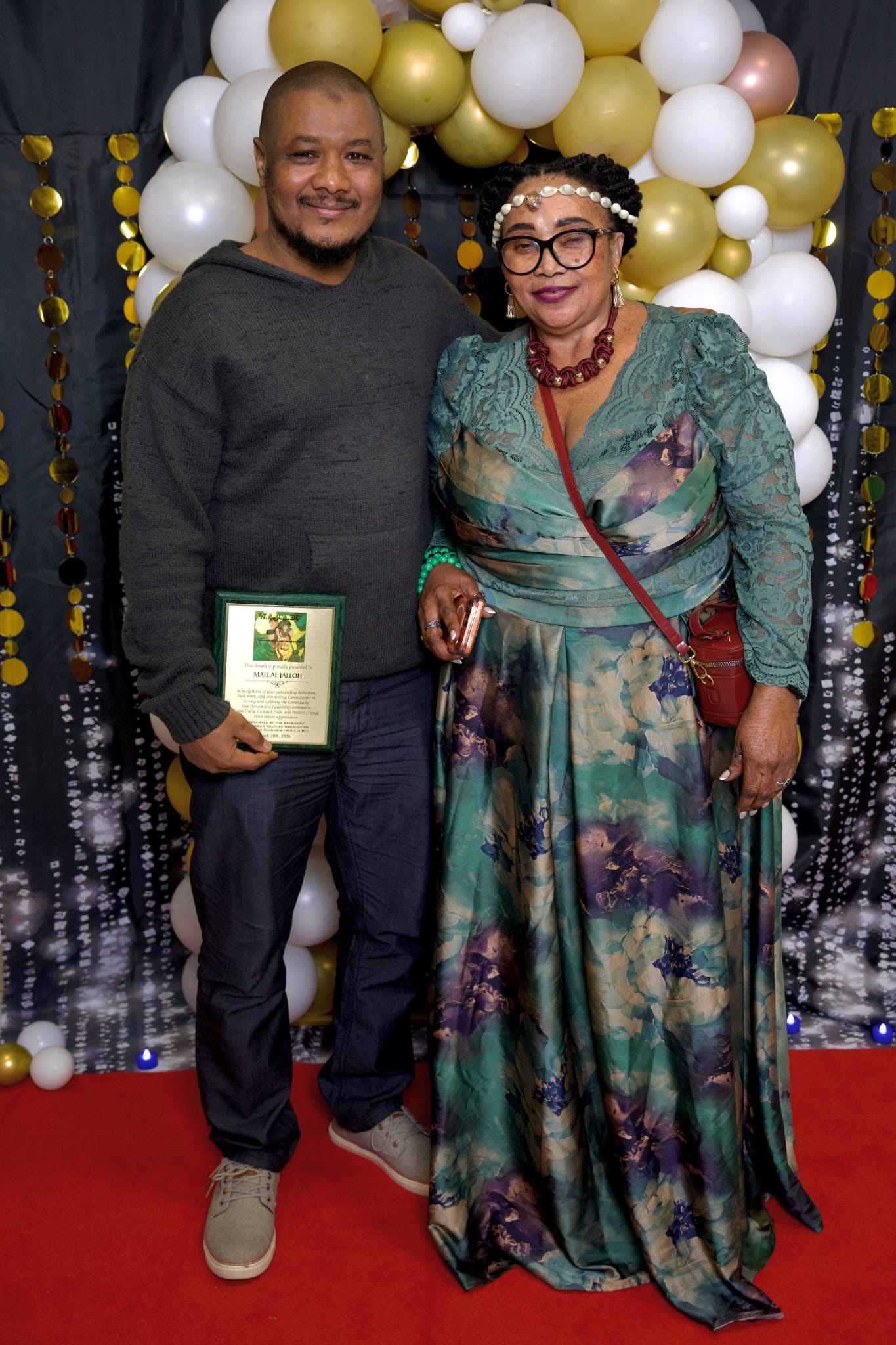 Two community members connecting at W.A.C.A.BC event