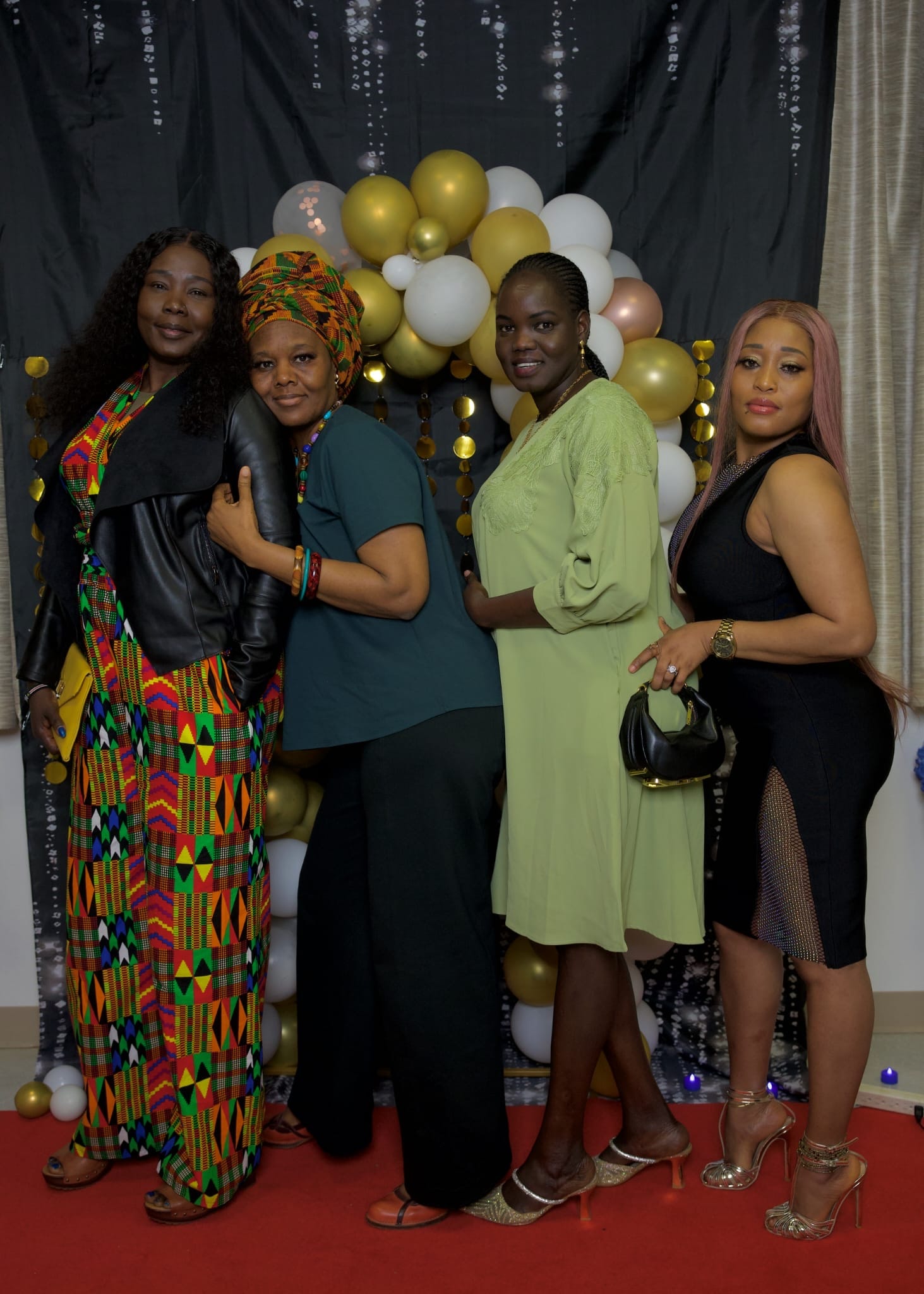 Three guests posing at W.A.C.A.BC celebration