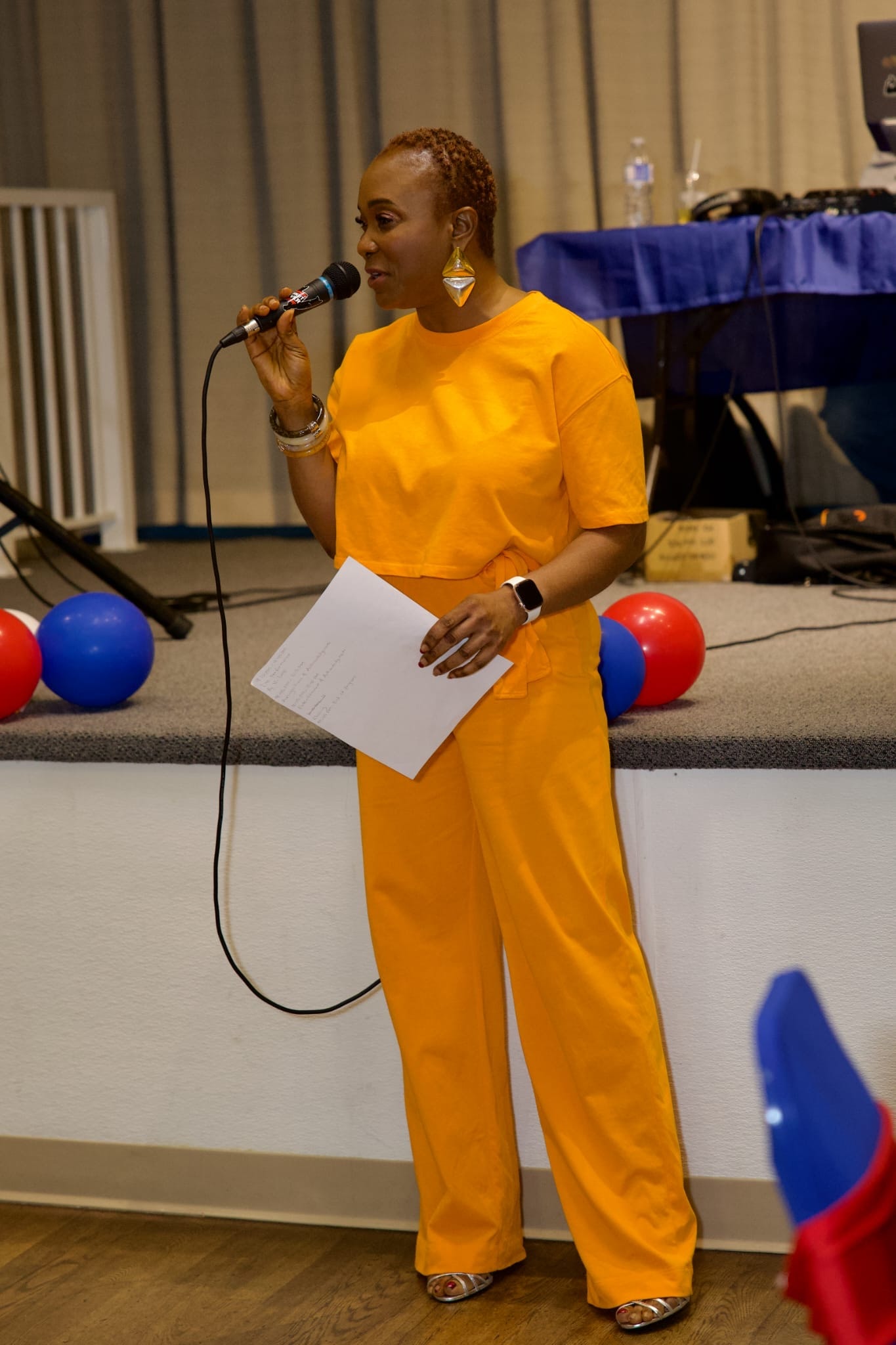 Speaker addressing W.A.C.A.BC gathering